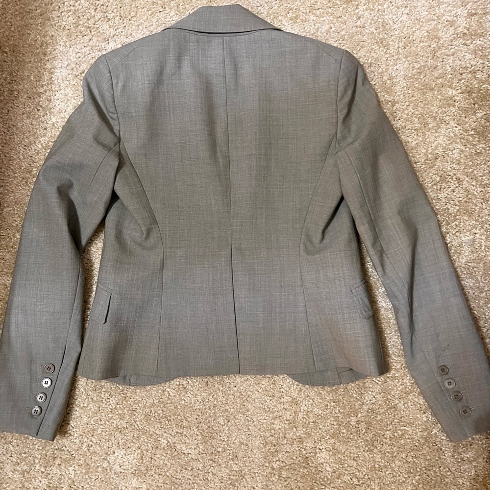 Theory Double Button Suit Blazer Size 2 - image 2